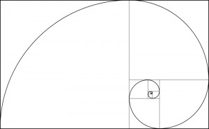 fibonacci spiral composition