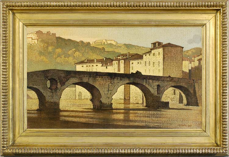 BERTRAM NICHOLLS Ponte di Pietra, Verona 1928